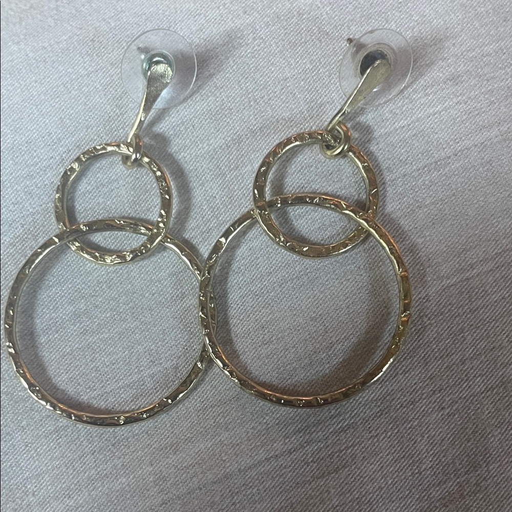 Gold Double Hoop Earrings